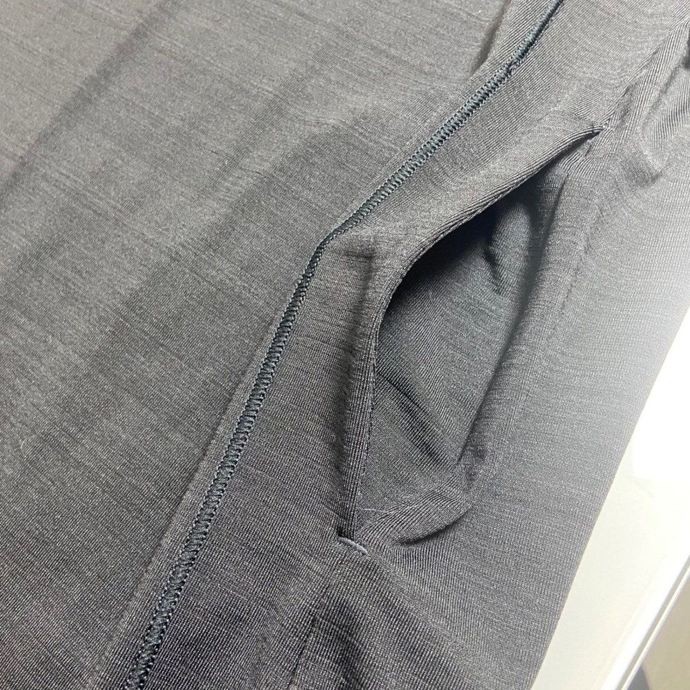 Athleta Women's Medium Black Pacifika Illume Athletic Dress‎ Sleeveless Pockets - Picture 5 of 10